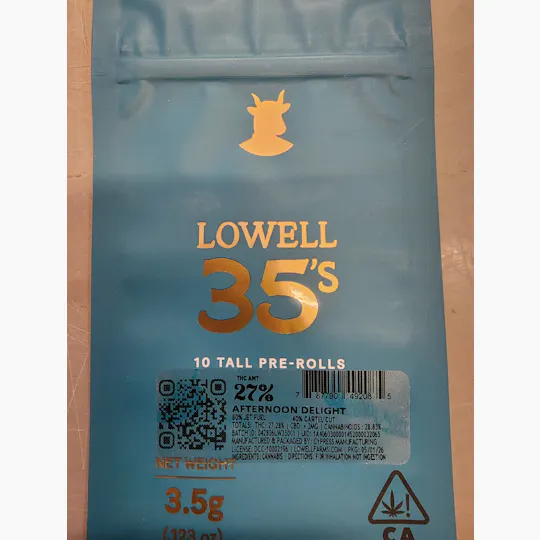 Lowell Farms - LOWELL 35, Afternoon Delight, 10 Pack - 1