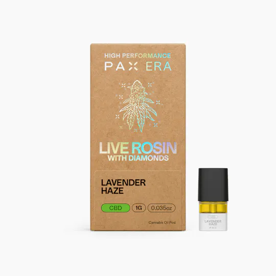 PAX - Lavender Haze | Live Rosin Diamond Pod | 1g - 1
