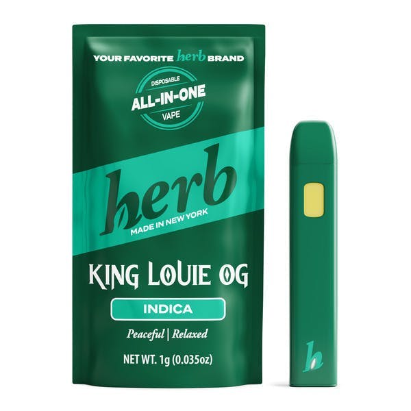 Herb - King Louie OG | Disposable | 1g - 1