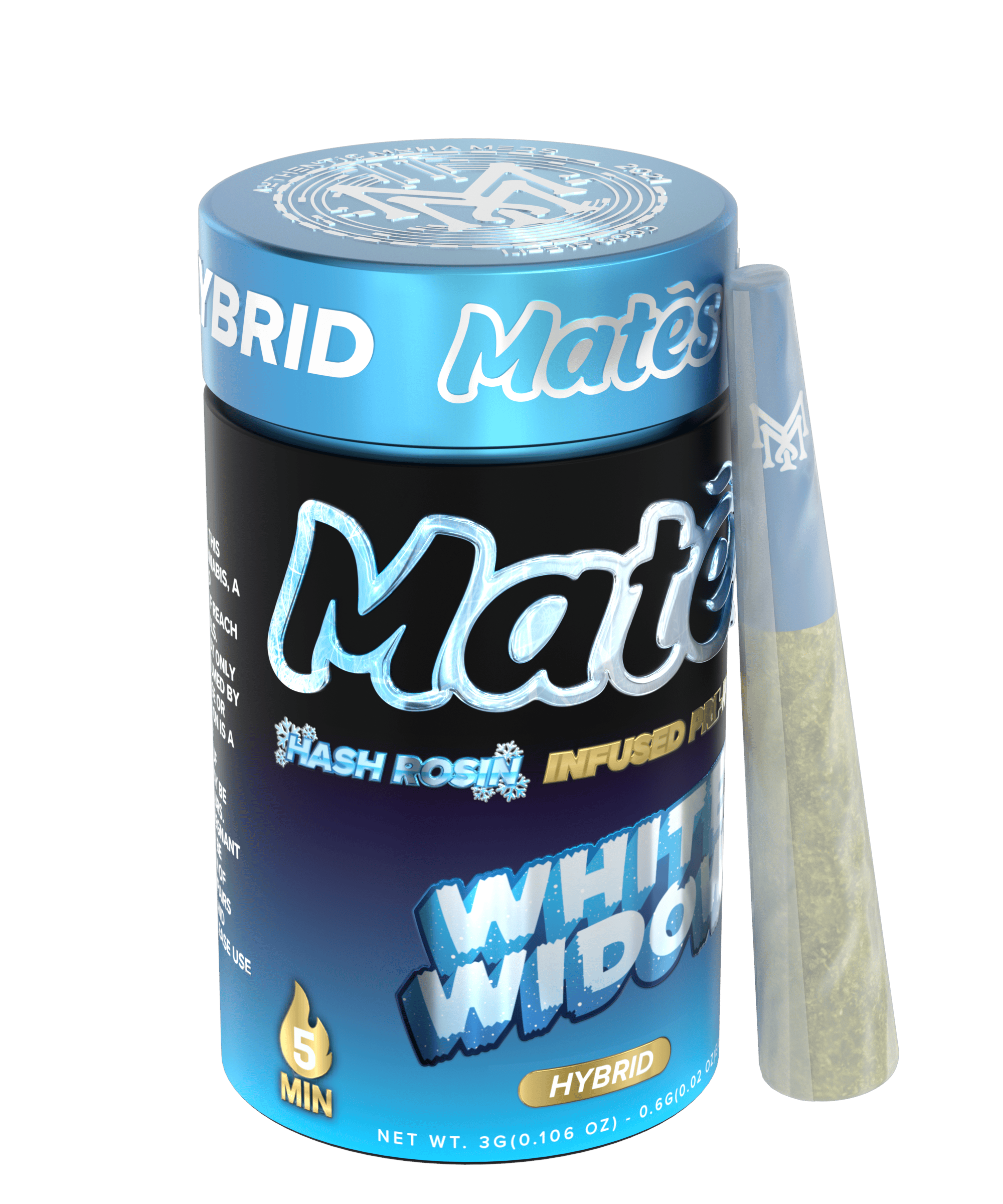 Muha Meds - Muha Meds | White Widow | Infused Joints | 0.6g each | 5pk - 1