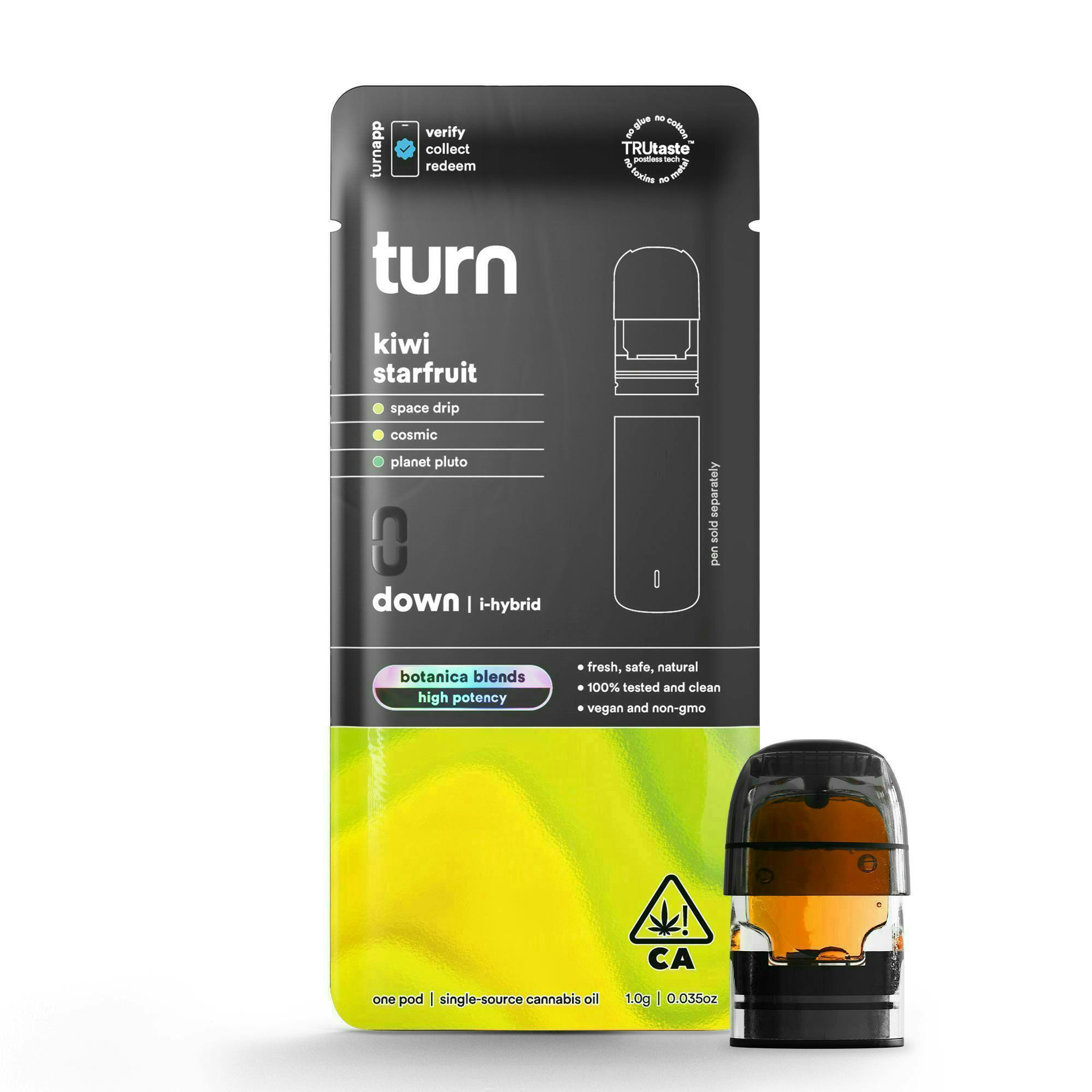 turn - Kiwi Starfruit | Botanica Blends | Indica-Hybrid - 1