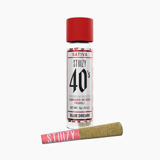STIIIZY - - BLUE DREAM - .5G 40's Infused Preroll - 1