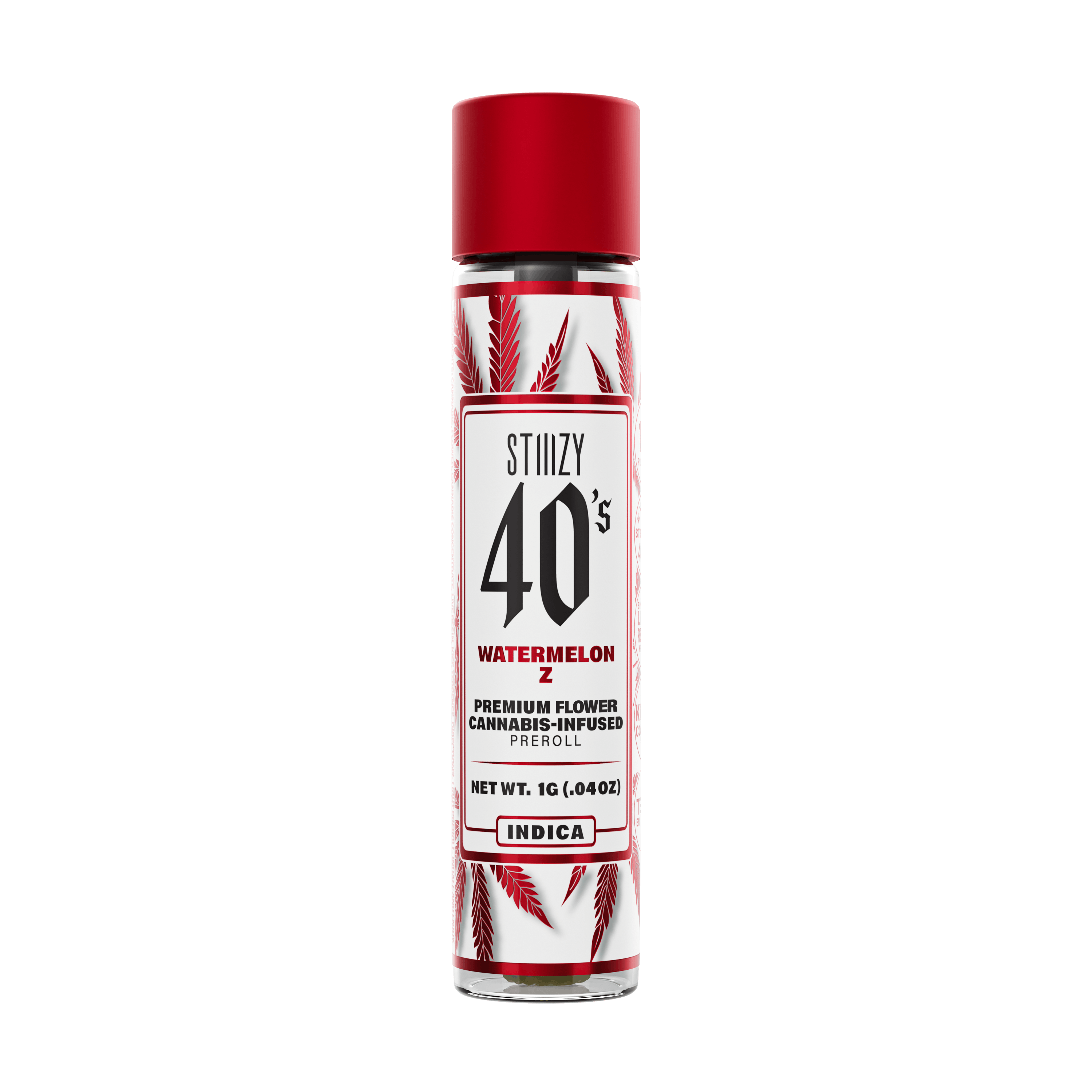 STIIIZY - - WATERMELON Z - 1G 40's Infused Preroll - 1