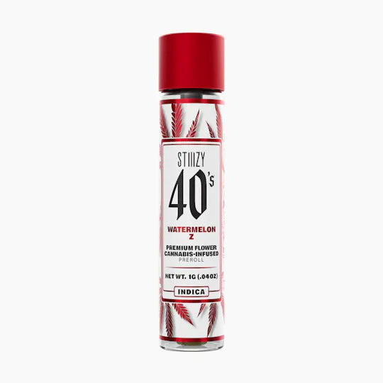 STIIIZY - - WATERMELON Z - 1G 40's Infused Preroll - 1