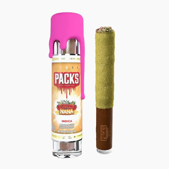 PACKS Los Angeles - Strawberry Banana | Infused Joints | 1g each | 3pk - 1