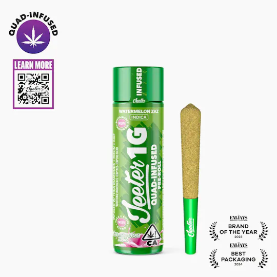 Jeeter - Jeeter | Watermelon ZKZ | Quad-Infused Joint | 1g - 1