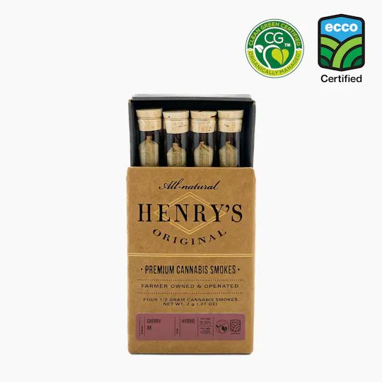 Henry's Original - Henry's Original | Cherry AK | Joints | 0.5g each | 4pk - 1