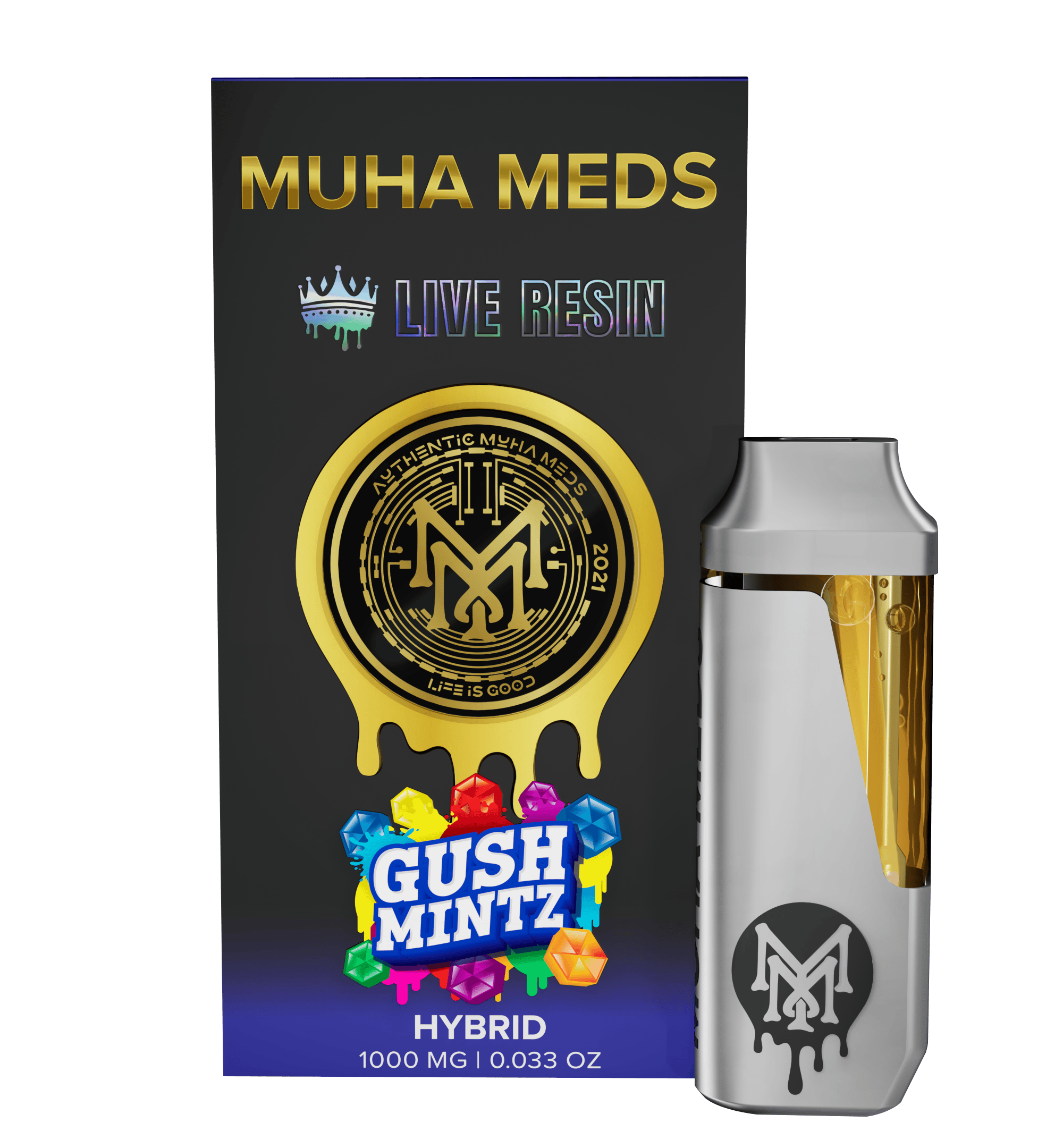 Muha Meds - Muha Meds | Gush Mintz | Live Resin Disposable | 1g - 1