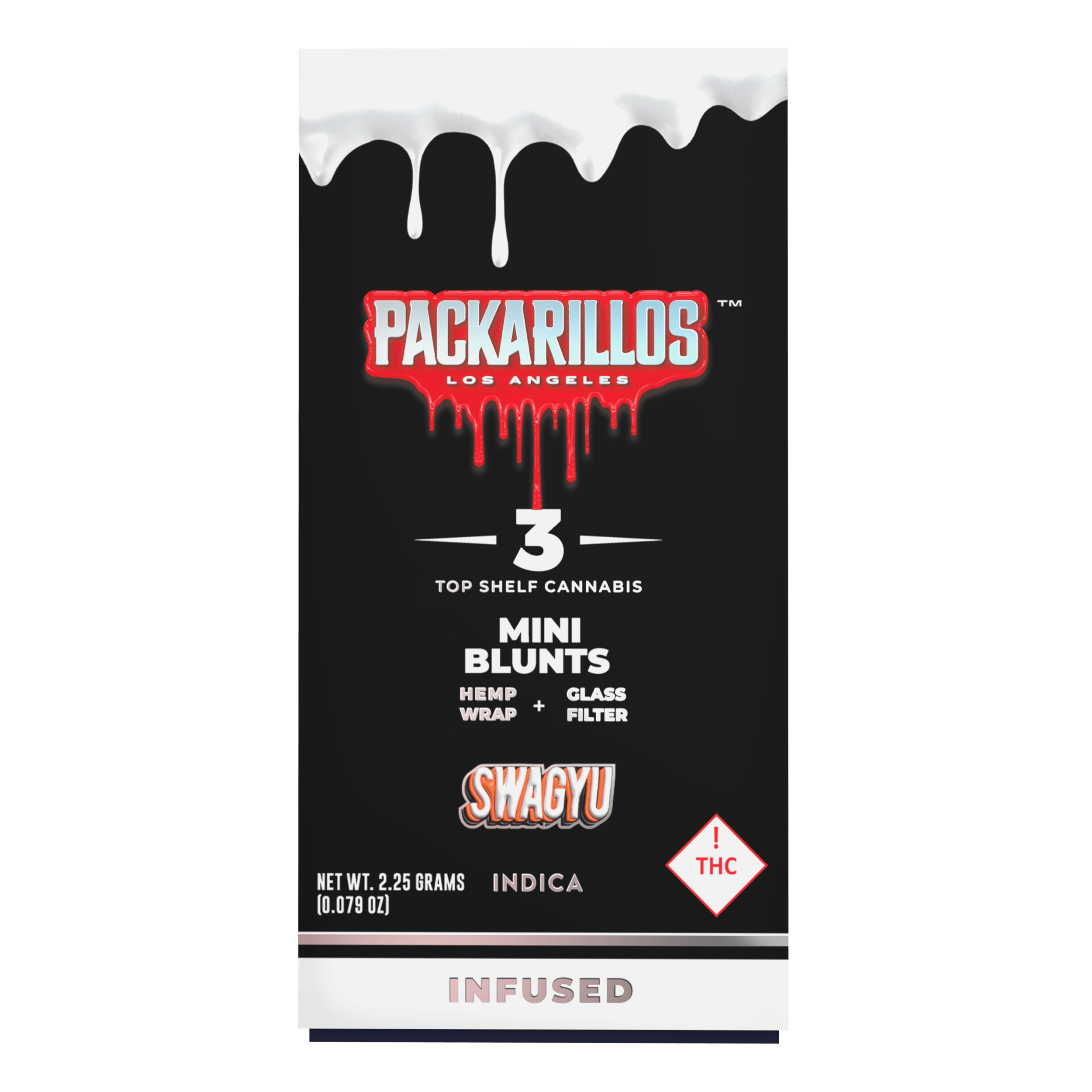 PACKS Los Angeles - Swagyu | Infused Blunts | 0.75g each | 3pk - 1
