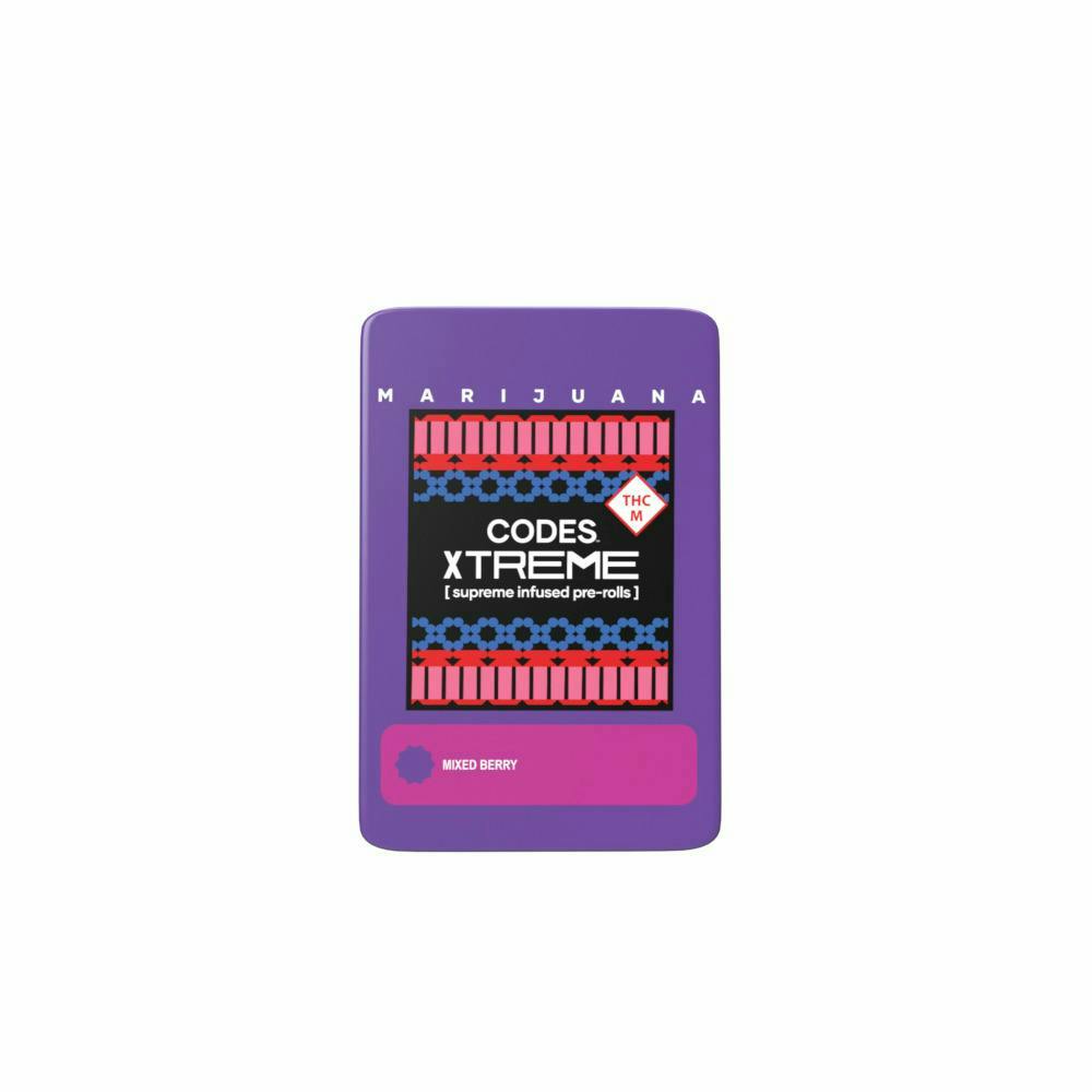 Codes - Mixed Berry x Cherry Mac Moonshine | Xtreme Infused Minis | 0.7g each | 3pk - 1