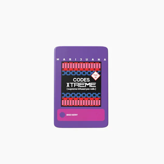 Codes - Mixed Berry x Dayger #4 | Xtreme Infused Minis | 0.7g each | 3pk - 1