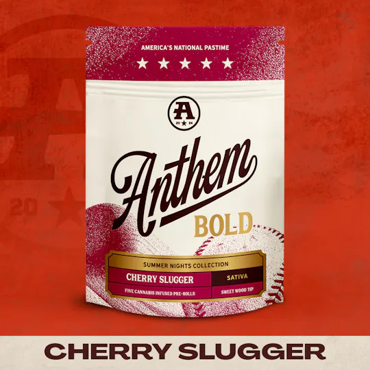 Anthem - Bold Wood Tip Infused Cherry Slugger Pre-Roll pack 2.5g (0.5g ea | 5 pack) - 1