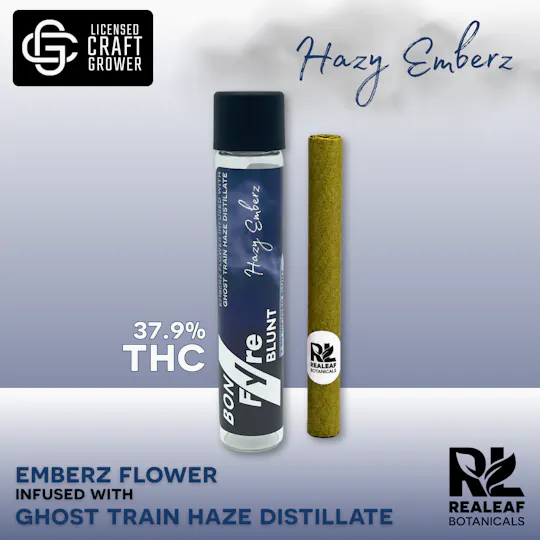 Realeaf Botanicals - Bon Fyre Infused Hazy Emberz Blunt 2.5g - 1