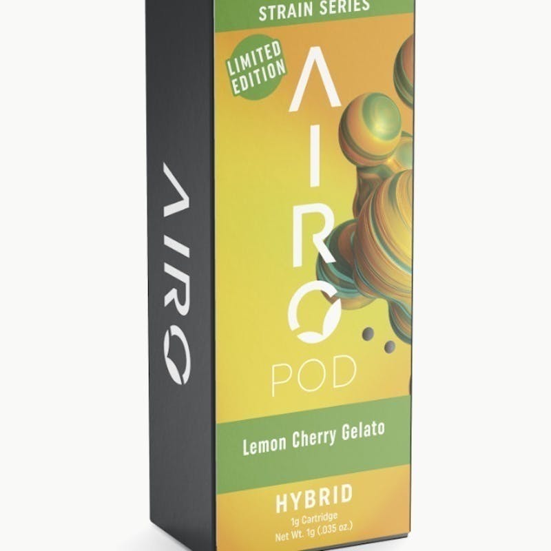 Airo Brands - Lemon Cherry Gelato | AiroPod - Strain Series | 1g Pod - 1