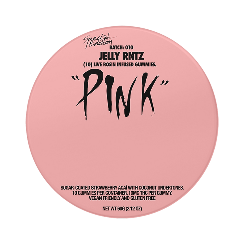 Off Hours - Jelly Rntz "Pink" Live Rosin Gummies | 100mg | 10ct | 10mg/ea - 1