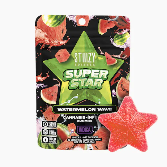STIIIZY - SUPER STAR Edibles - Watermelon Wave - 1
