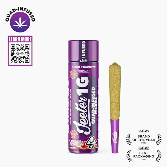 Jeeter - Jeeter | Double Rainbow | Quad-Infused Joint | 1g - 1