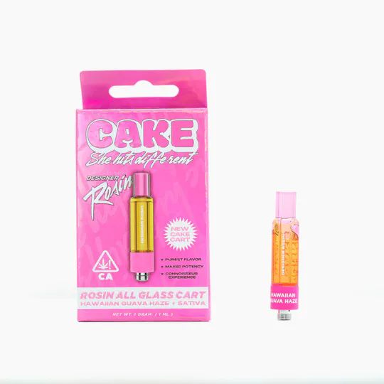 CAKE she hits different - Hawaiian Guava Haze | Live Rosin Cartridge | 1g - 1