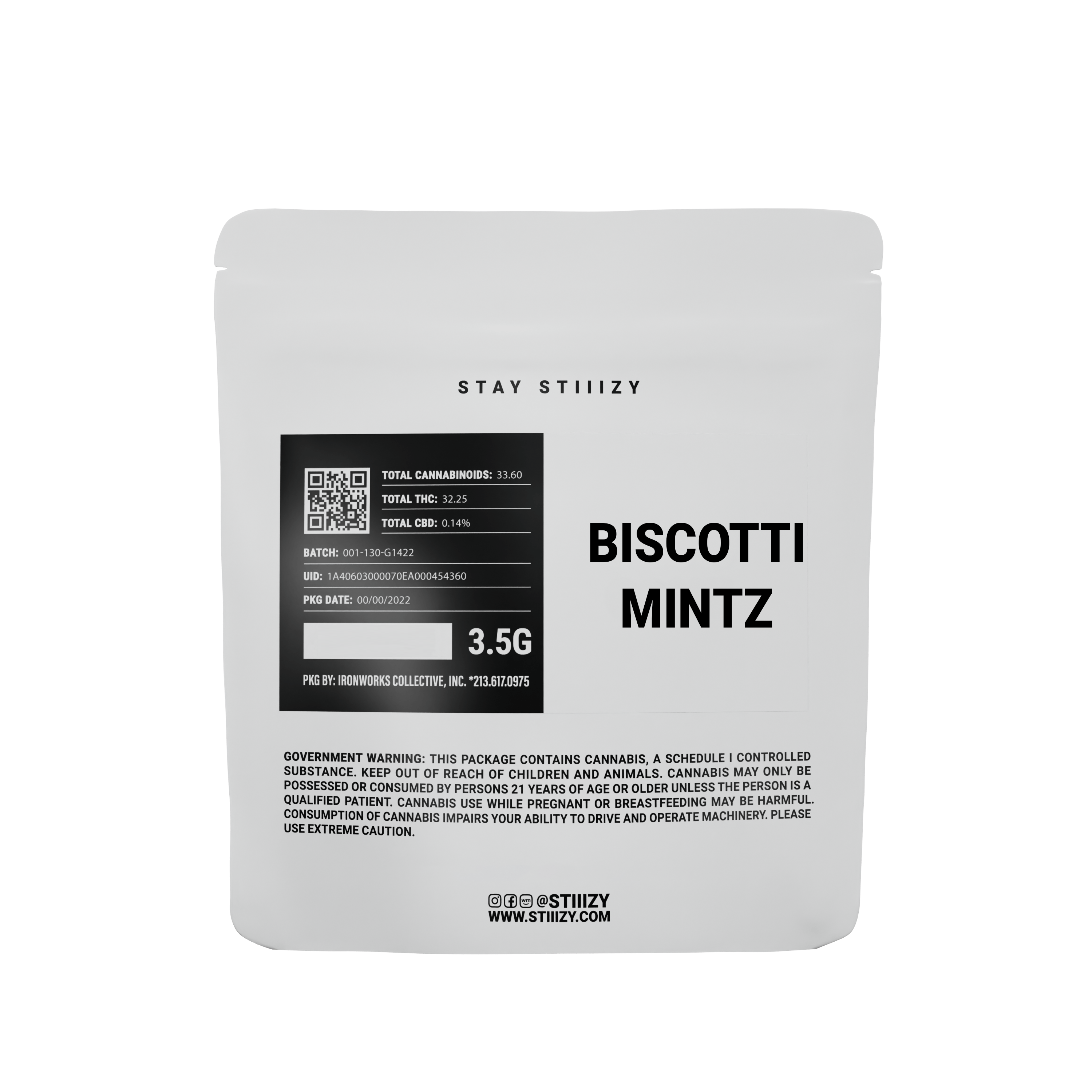 STIIIZY - BISCOTTI MINTZ - 3.5G - 1