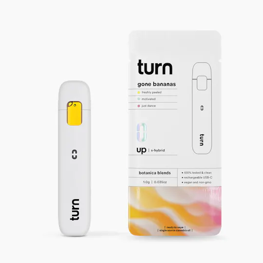 turn - Gone Bananas | Botanica Blends | AIO | Sativa-Hybrid | 1g - 1