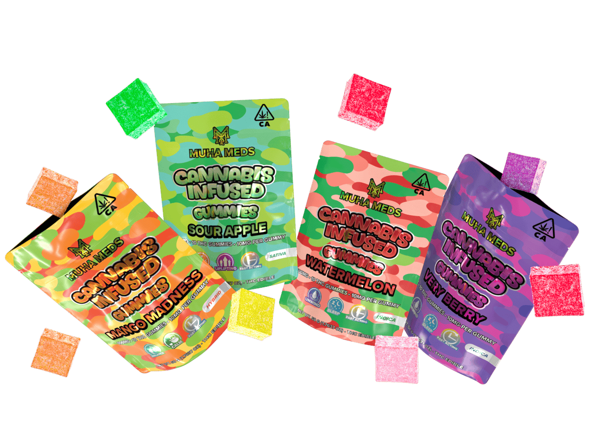 Muha Meds - Muha Meds | Watermelon Gummies | 100mg | 10ct | 10mg/ea - 1