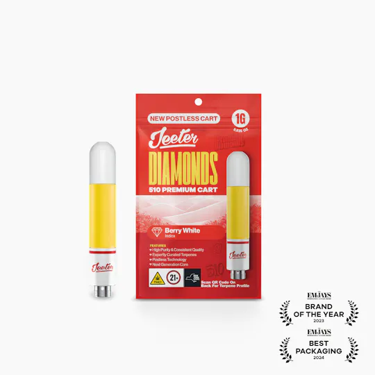Jeeter - Jeeter | Berry White | Diamonds 510 Premium Cartridge | 1g - 1