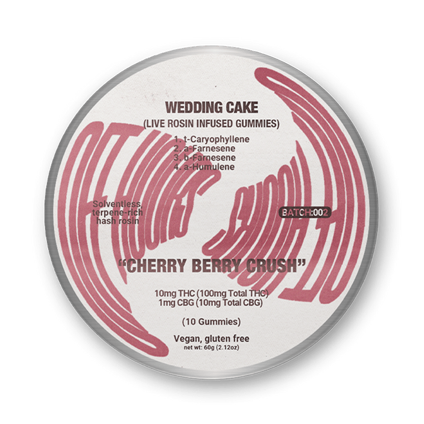 Off Hours - Wedding Cake Live Rosin Gummies | 100mg | 10ct | 10mg/ea - 1
