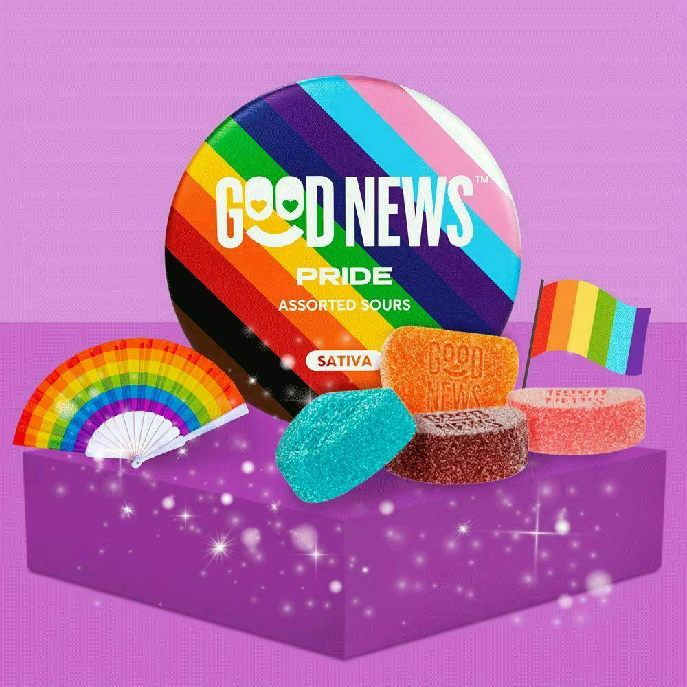 Good News - Pride | Assorted Gummies | 100mg | 10ct | 10mg/ea - 1