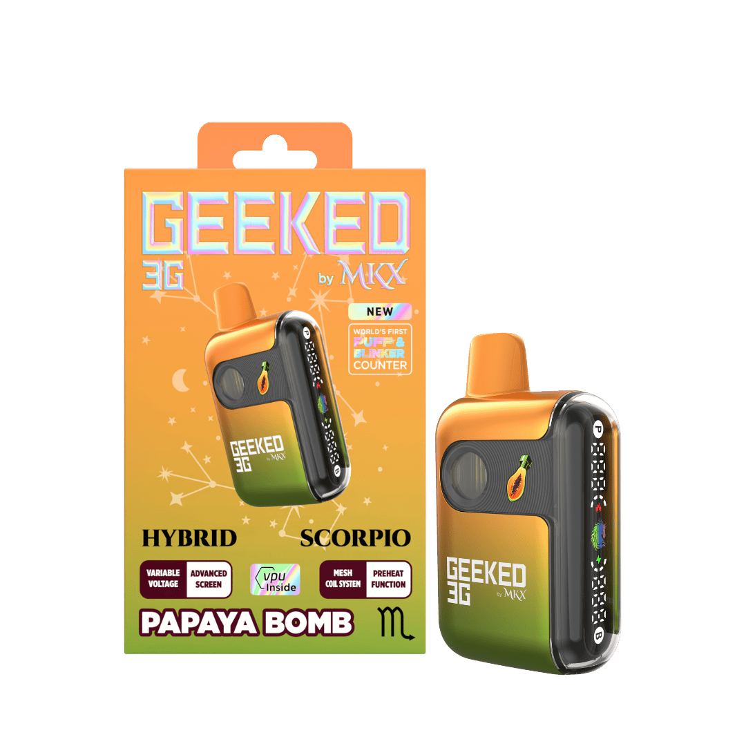 MKX Oil Co - Papaya Bomb | Geeked Disposable | 3g - 1
