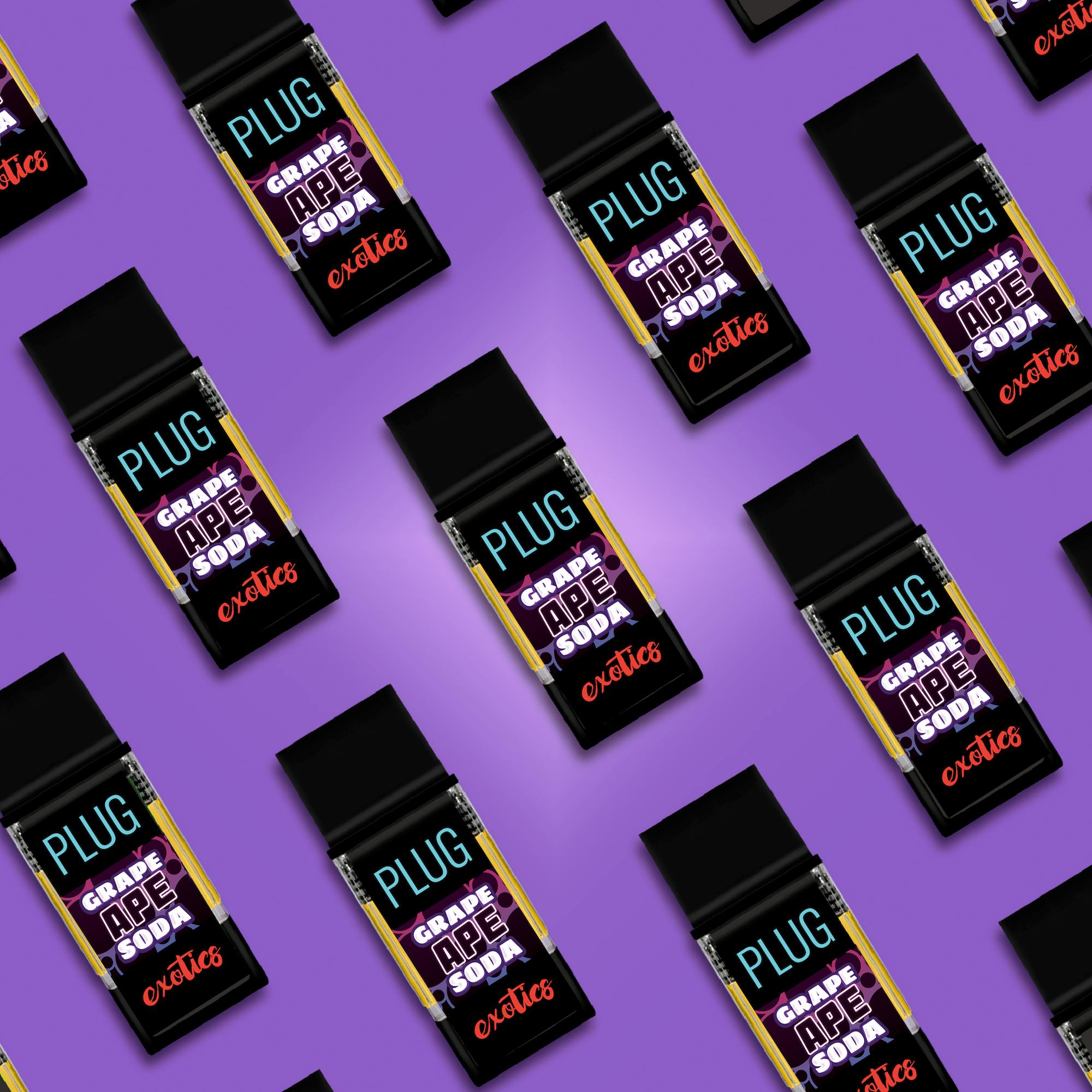 PLUGPLAY™ - VAPE - 1g PLUG™ EXOTICS: Grape Ape Soda - 1