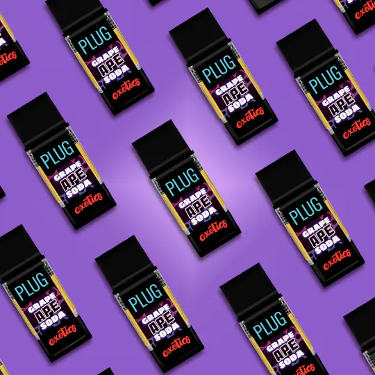 PLUGPLAY™ - VAPE - 1g PLUG™ EXOTICS: Grape Ape Soda - 1