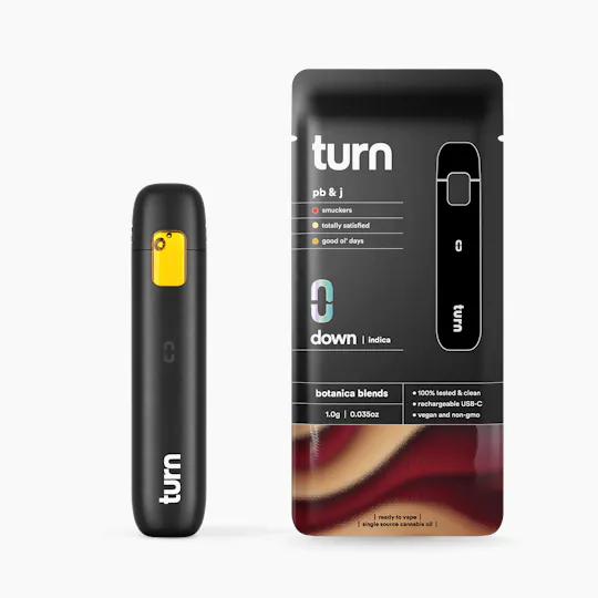 turn - PB & J | Botanica Blends | AIO | Indica - 1