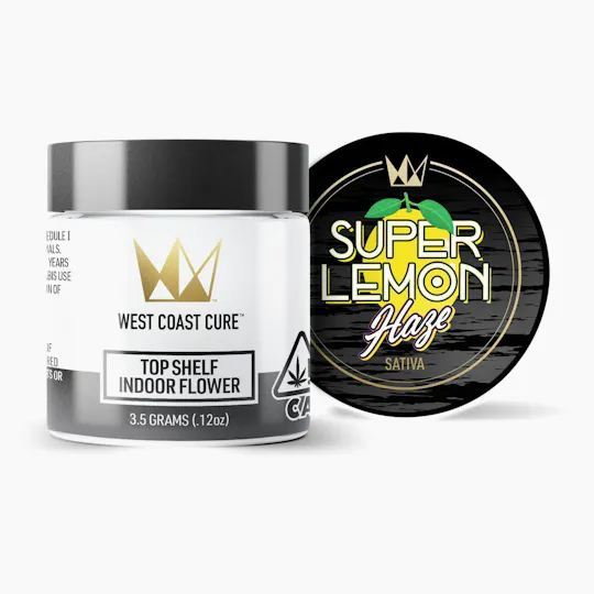 West Coast Cure - Super Lemon Haze - 3.5G Top Shelf Indoor Flower - 1