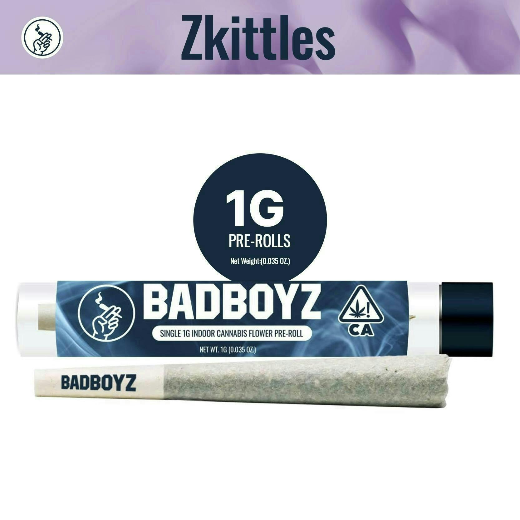 We Grow - Zkittles | BADBOYZ Joint | 1g - 1