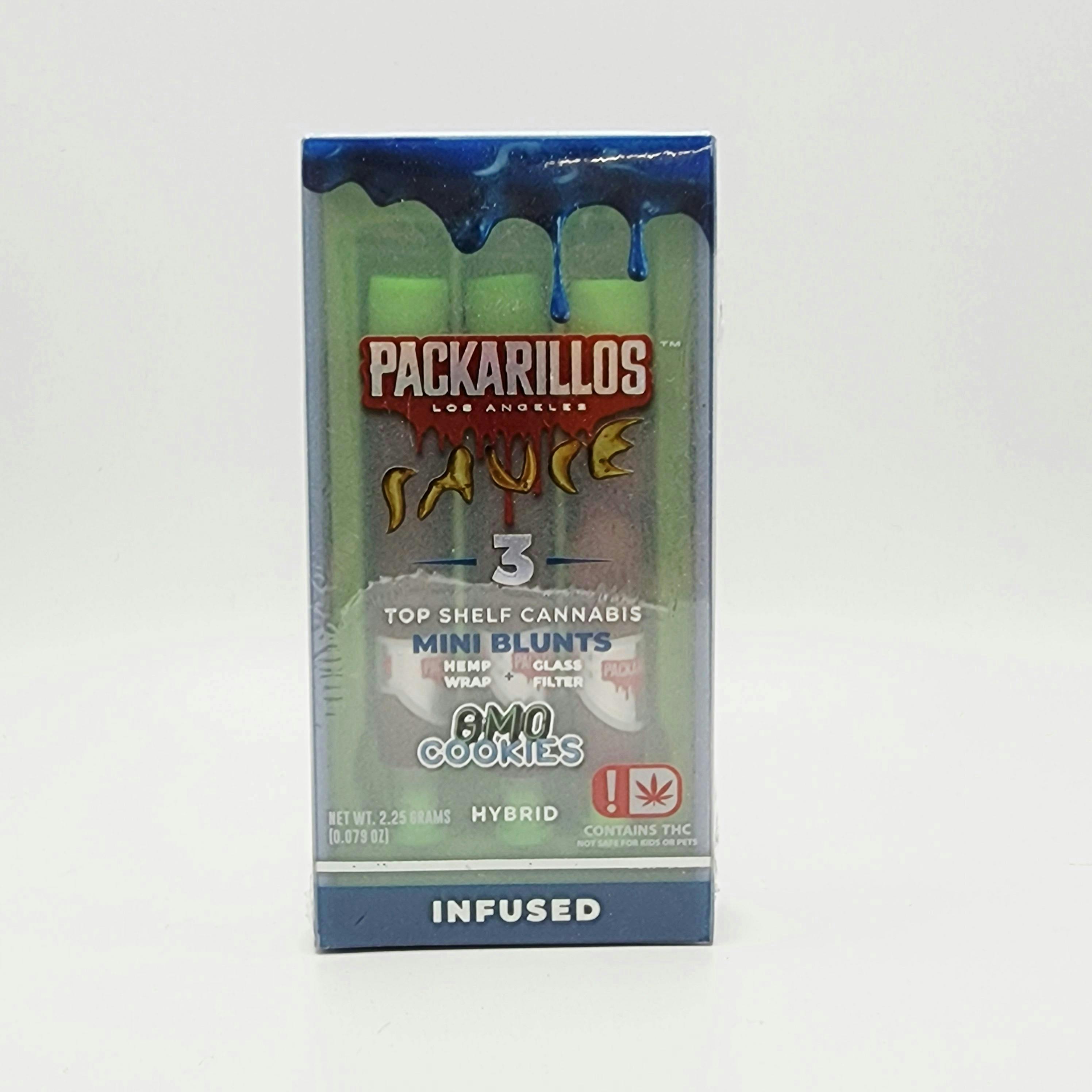 PACKS Los Angeles - GMO Cookie | Infused Blunts | 0.75g each | 3pk - 1