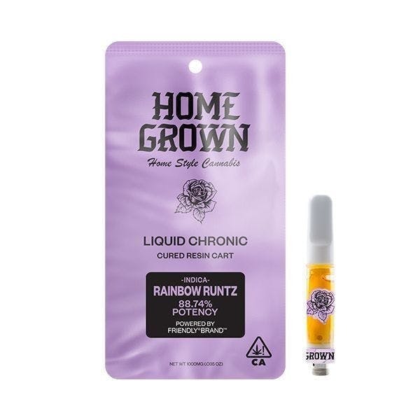 Home Grown - Home Grown | Rainbow Runtz | Cured Resin Cartridge | 1g - 1