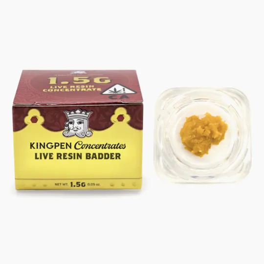 KINGPEN - Moroccan Peaches | Live Resin Badder | 1.5g - 1