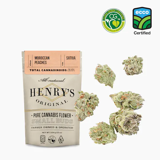 Henry's Original - Henry's Original | Moroccan Peaches | Pouch Small Buds | 3.5g - 1