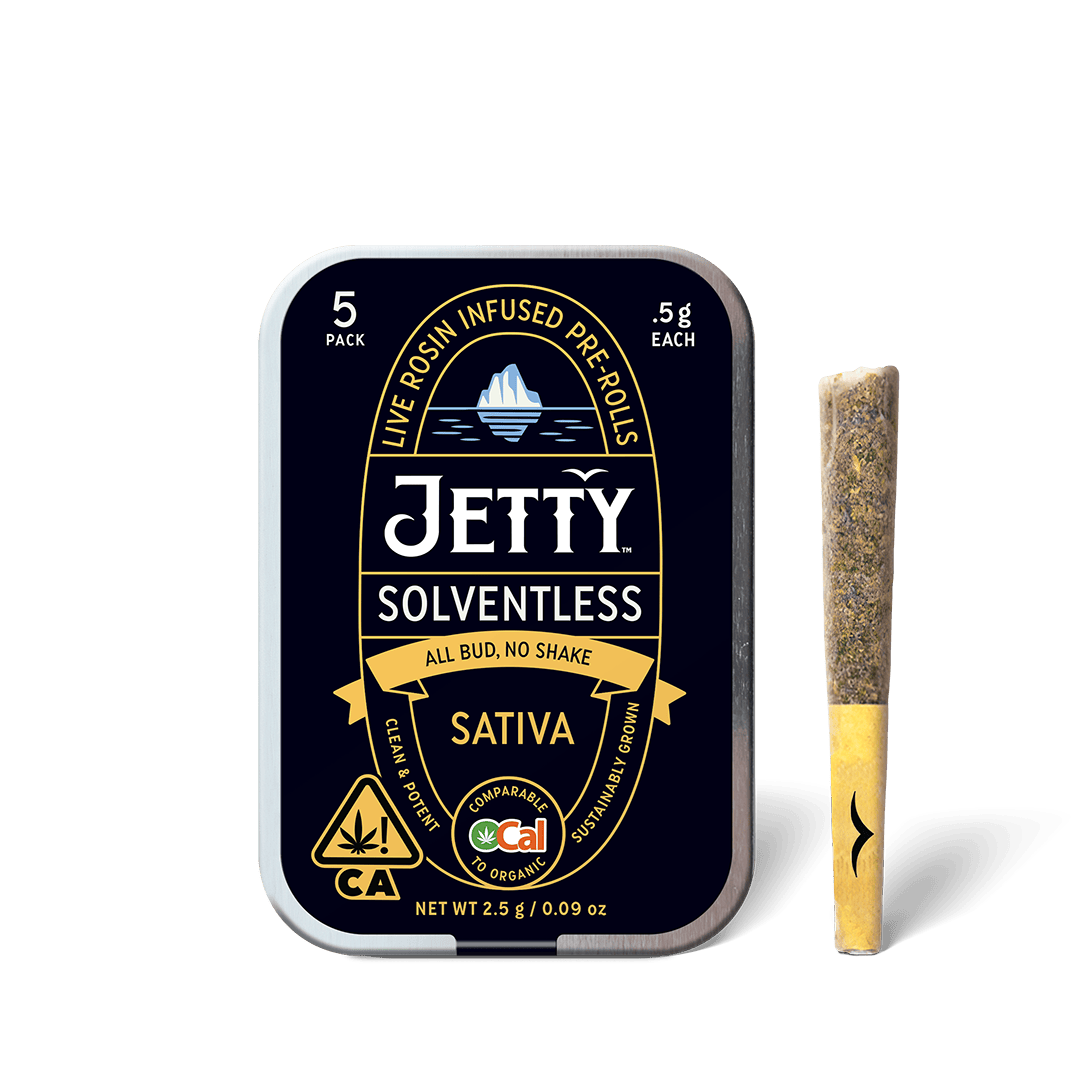 Jetty Extracts - Alcatraz OG x THC Bomb | Live Rosin Infused Joint | 1g - 1