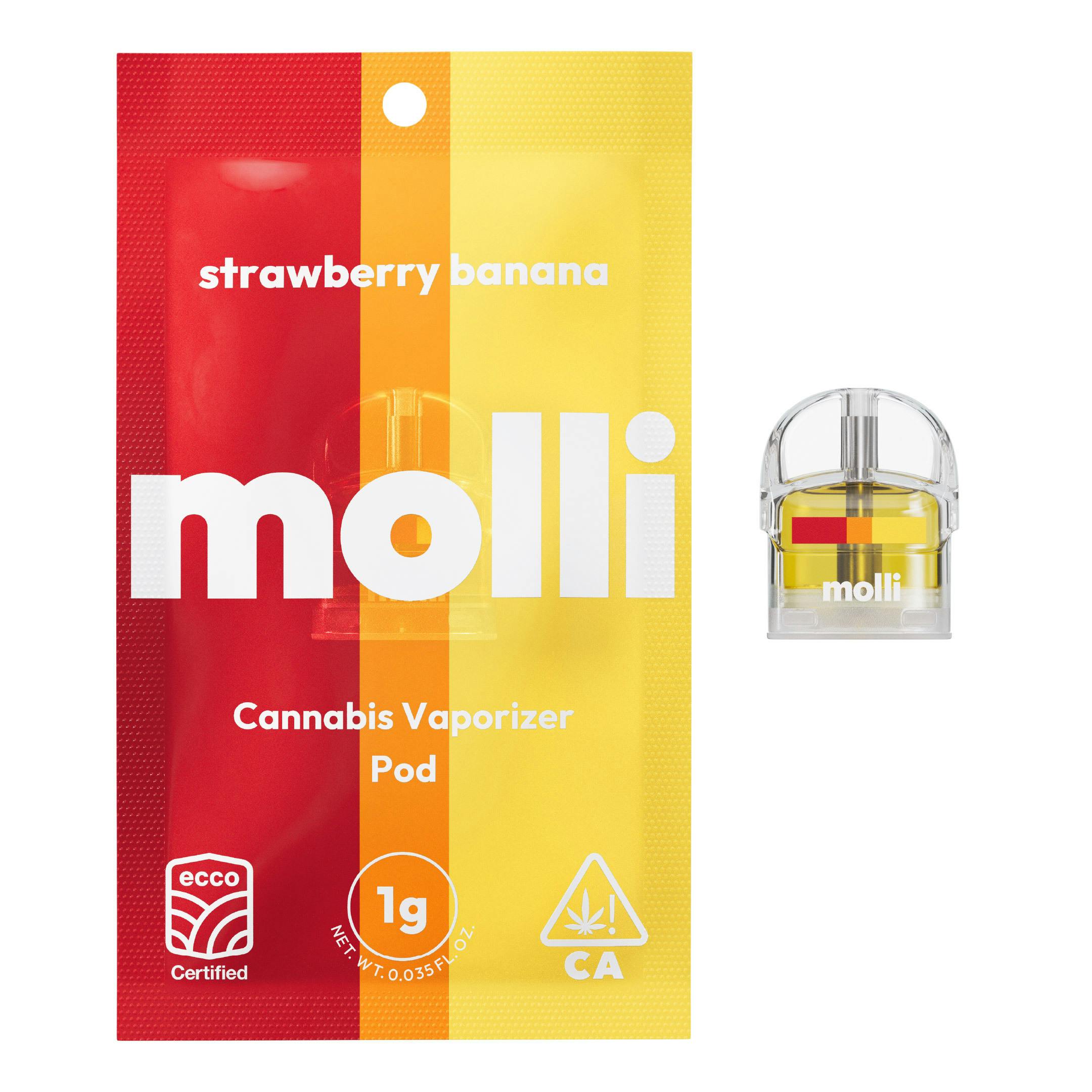Molli - Strawberry Banana | Pod | 1g - 1