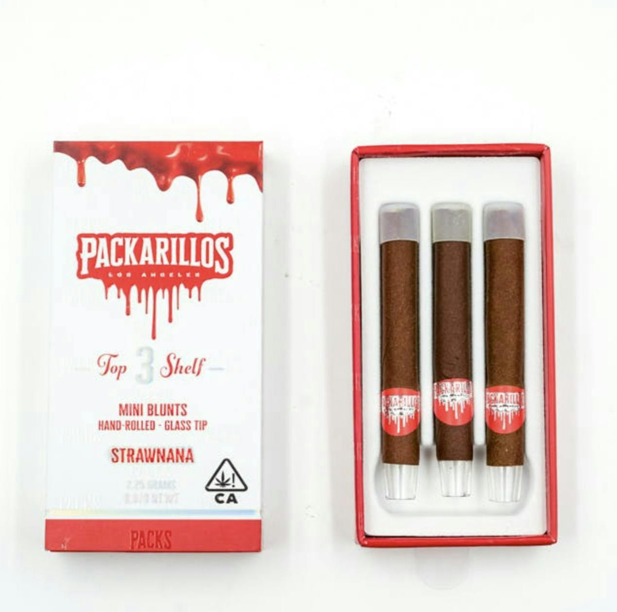 PACKS Los Angeles - Packarillos | Strawnana | Infused Blunt | 2.25g | 3pk - 1