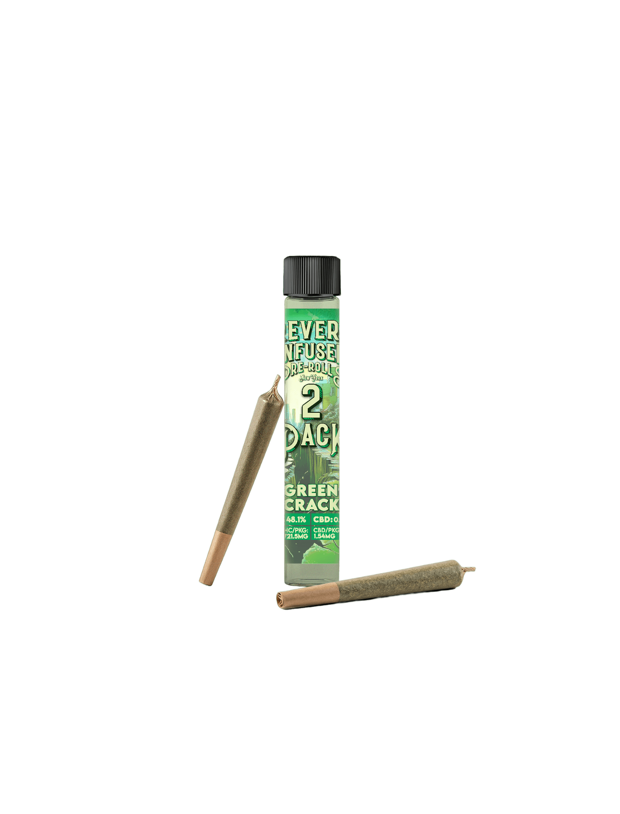 Revert - Green Crack | Infused Joints | 0.75g each | 2pk - 1