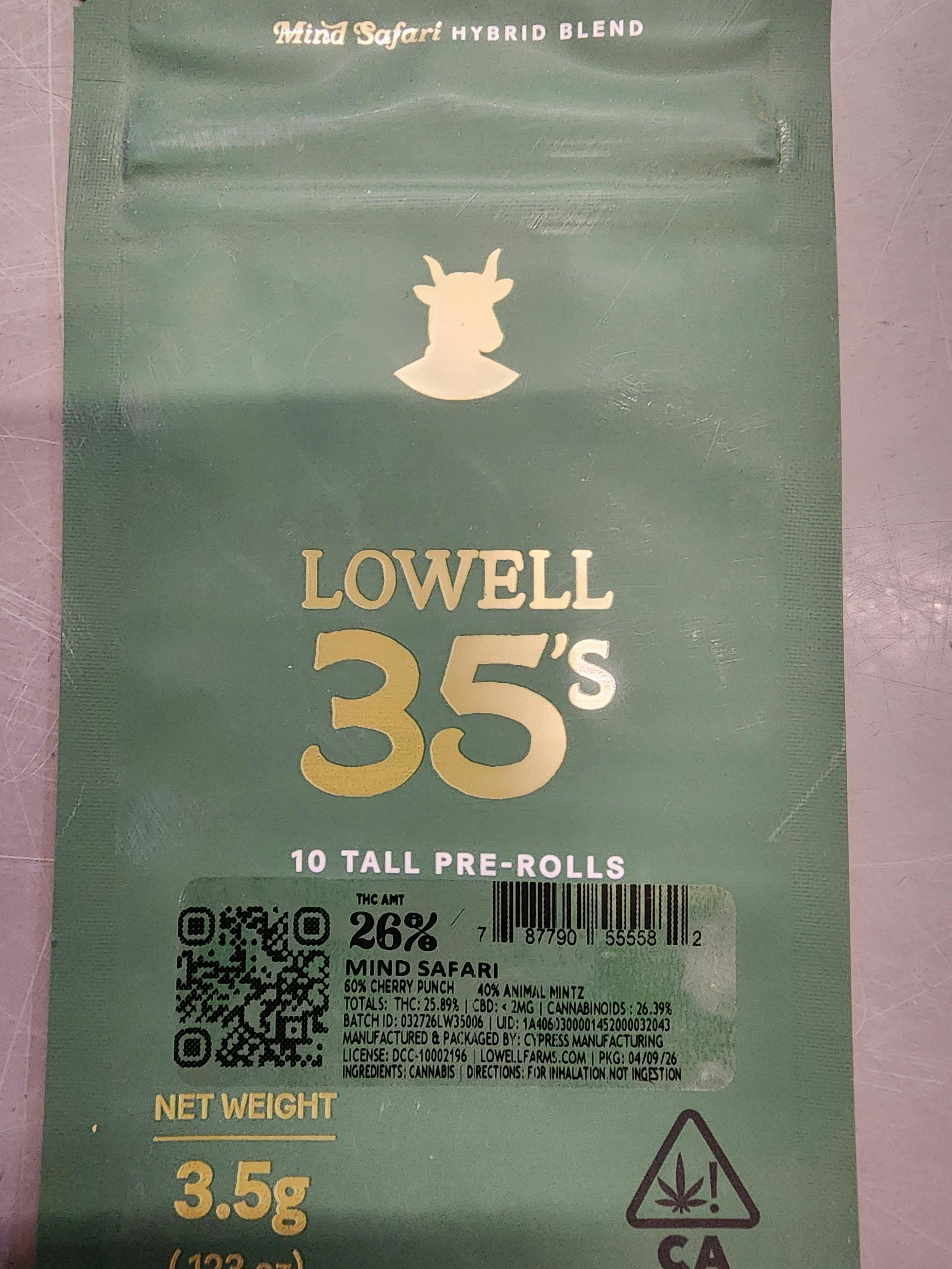 Lowell Farms - LOWELL 35, Mind Safari, 10 Pack - 1