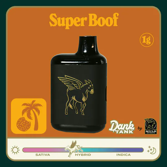 Mule Extracts - Super Boof | Live Resin Dank Tank Disposable | 1g - 1