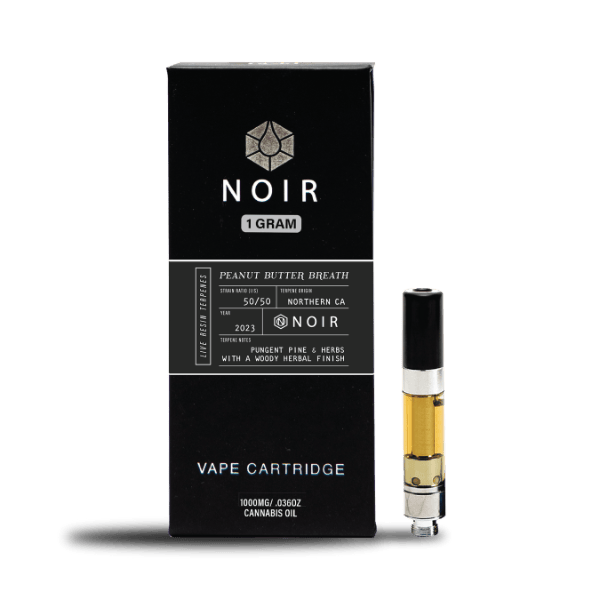 Timeless Vapes - Peanut Butter Breath | NOIR Live Resin Cartridge | 0.5g - 1