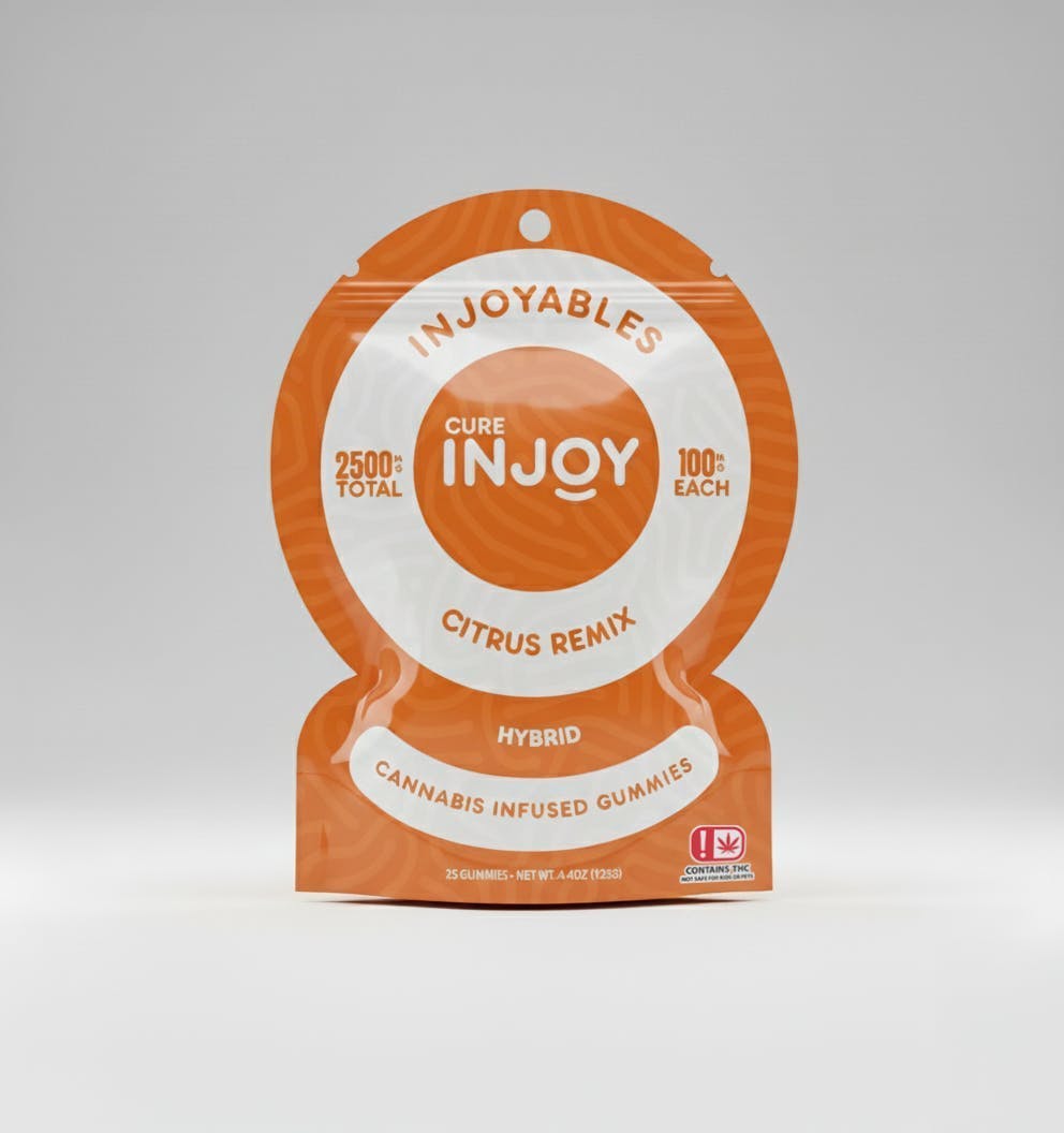Cure Injoy - Injoyables | Citrus Remix | 2500mg | 25ct | 100mg/ea - 1