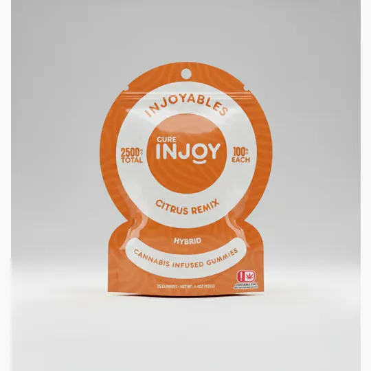 Cure Injoy - Injoyables | Citrus Remix | 2500mg | 25ct | 100mg/ea - 1