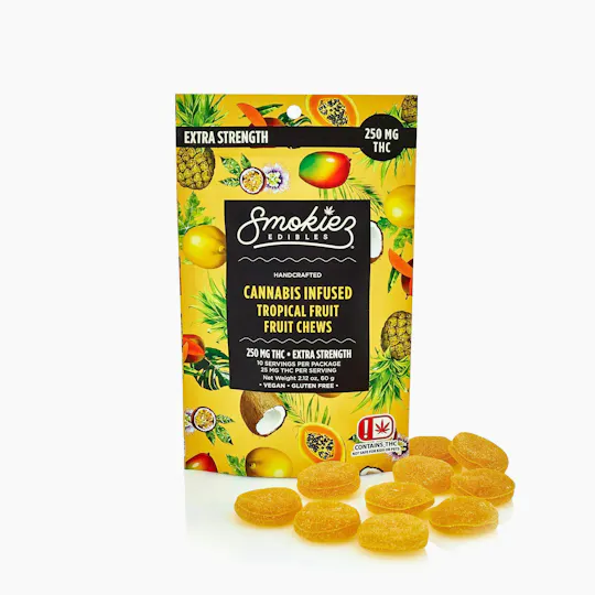 Smokiez Edibles - Tropical Gummies | 250mg | 10ct | 25mg/ea - 1