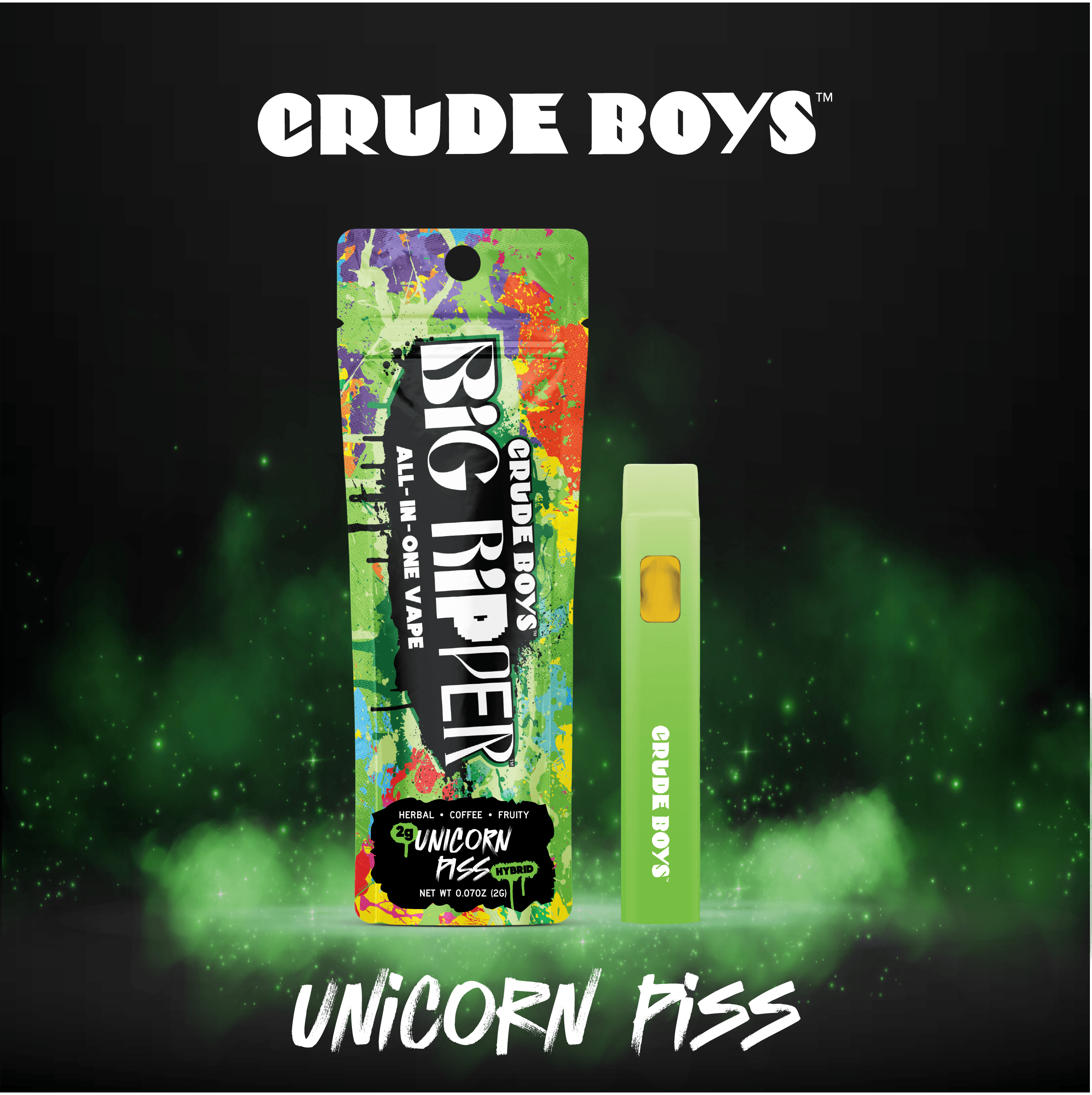 Crude Boys Concentrates - Unicorn Piss | Disposable | 2g - 1