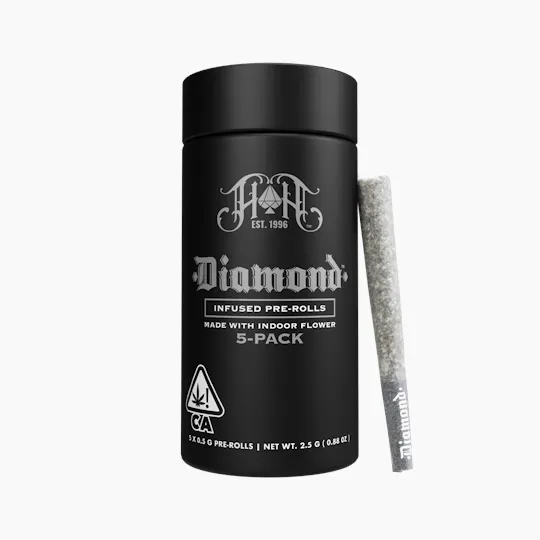 Heavy Hitters - CAM: Lemon Shortbread - Diamond infused Pre-Rolls | 2.5G 5-Pack - 1